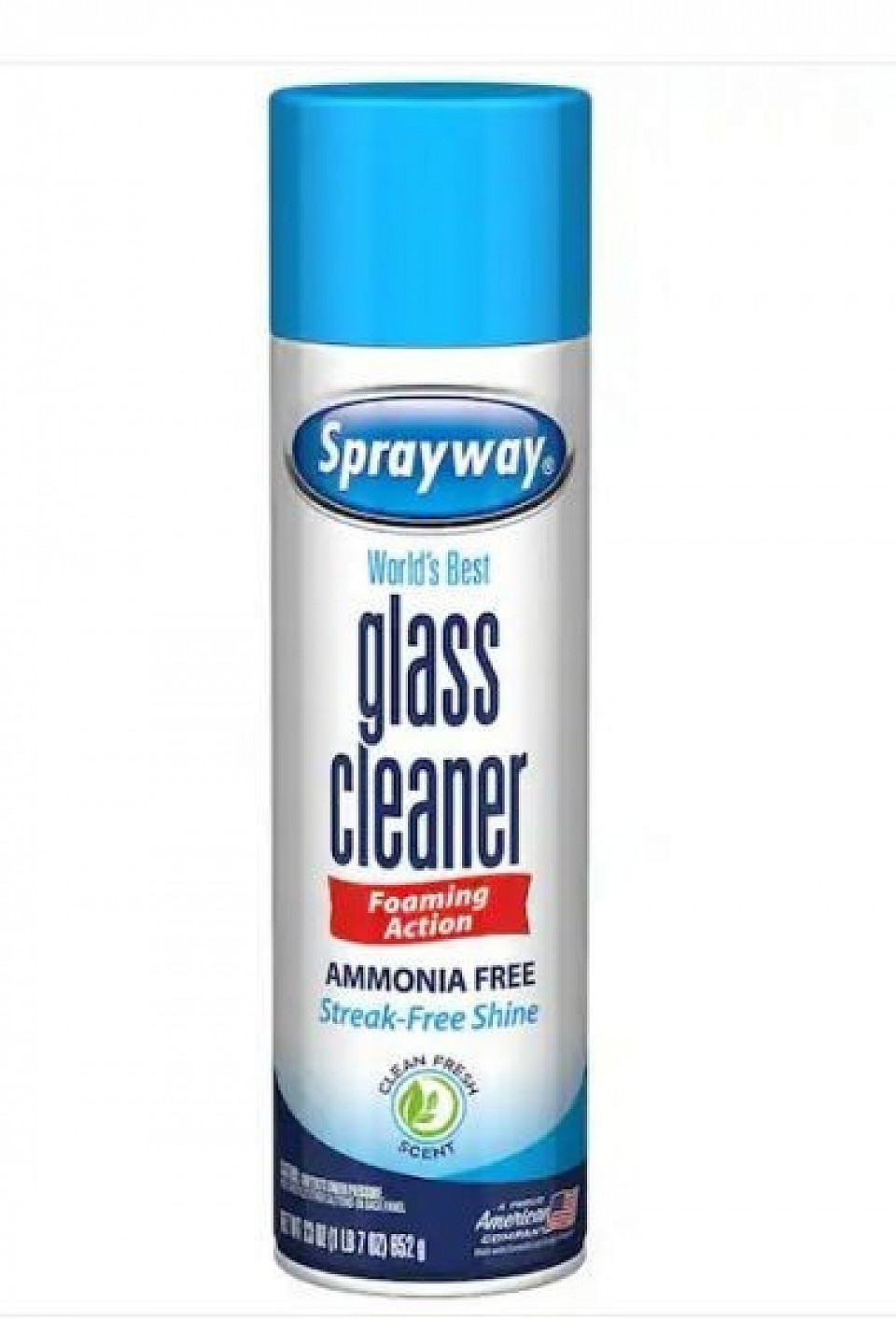 Streak free glass cleaner